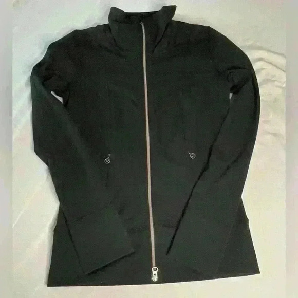 Lululemon Daily  Yoga Jacket in Black Size 8 - Picture 1 of 8